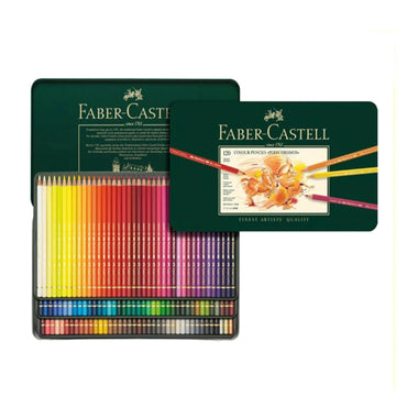 Faber-Castell Polychromos Coloured Pencils 3 Layer Tin of 120 The Stationers